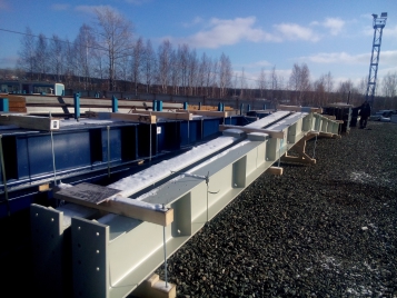 Упаковка металлоконструкций